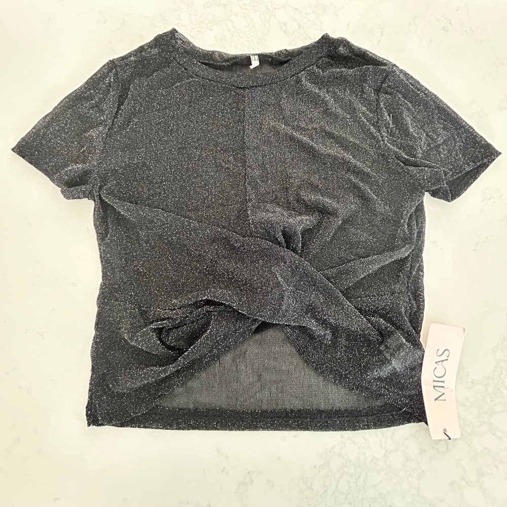 SHEER CROSSOVER CROP